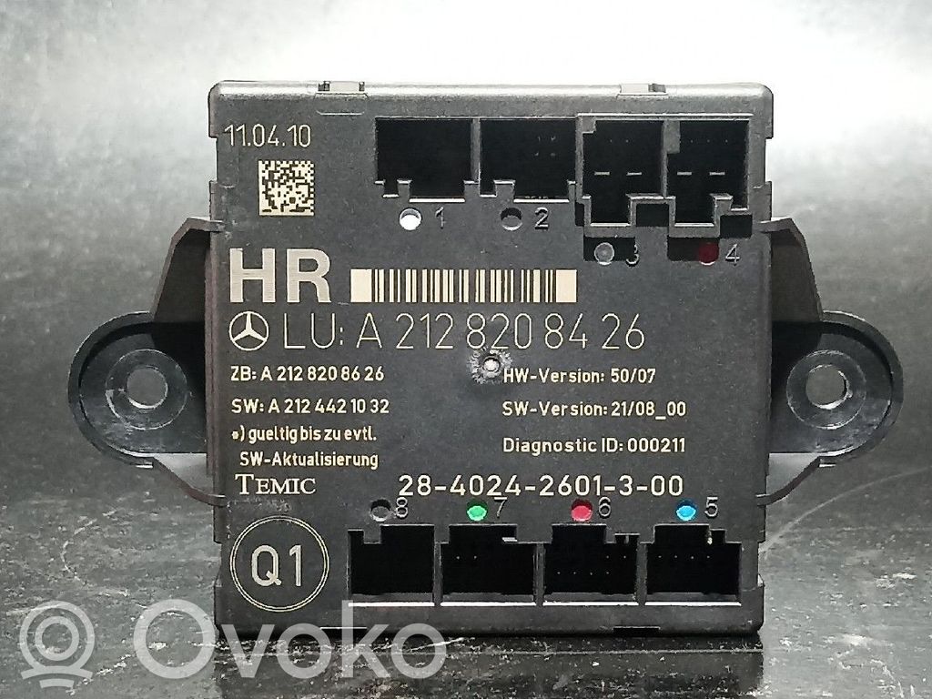 Mercedes-Benz E W212 Door control unit/module 