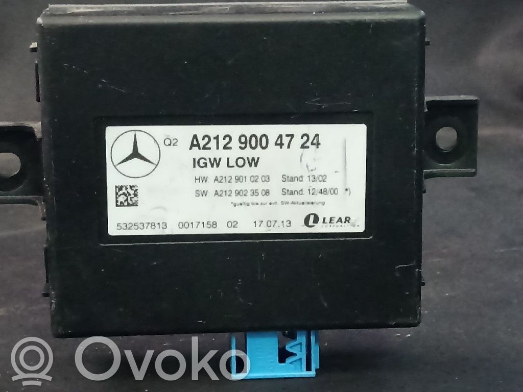 Mercedes-Benz E W212 Autres unités de commande / modules 