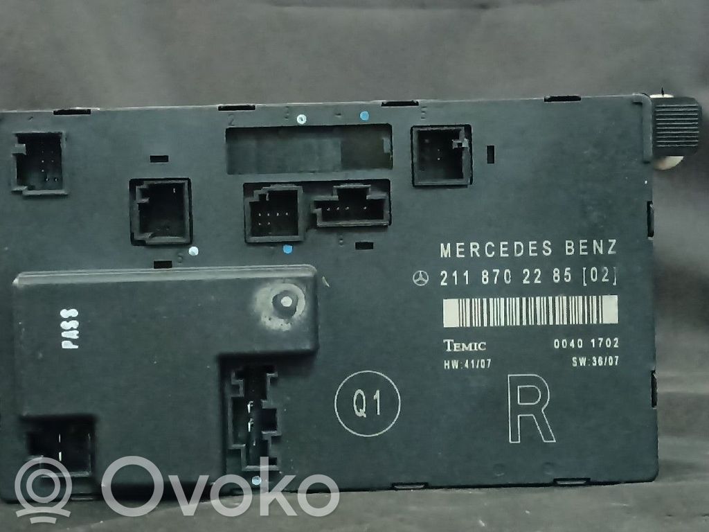 Door control unit/module   2118702285,2118707226,A2118702285,A2118707226,FRENTEDIREITO