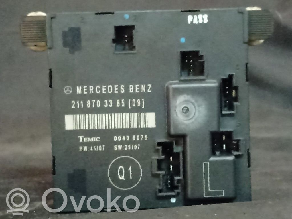 Mercedes-Benz E W211 Door control unit/module 