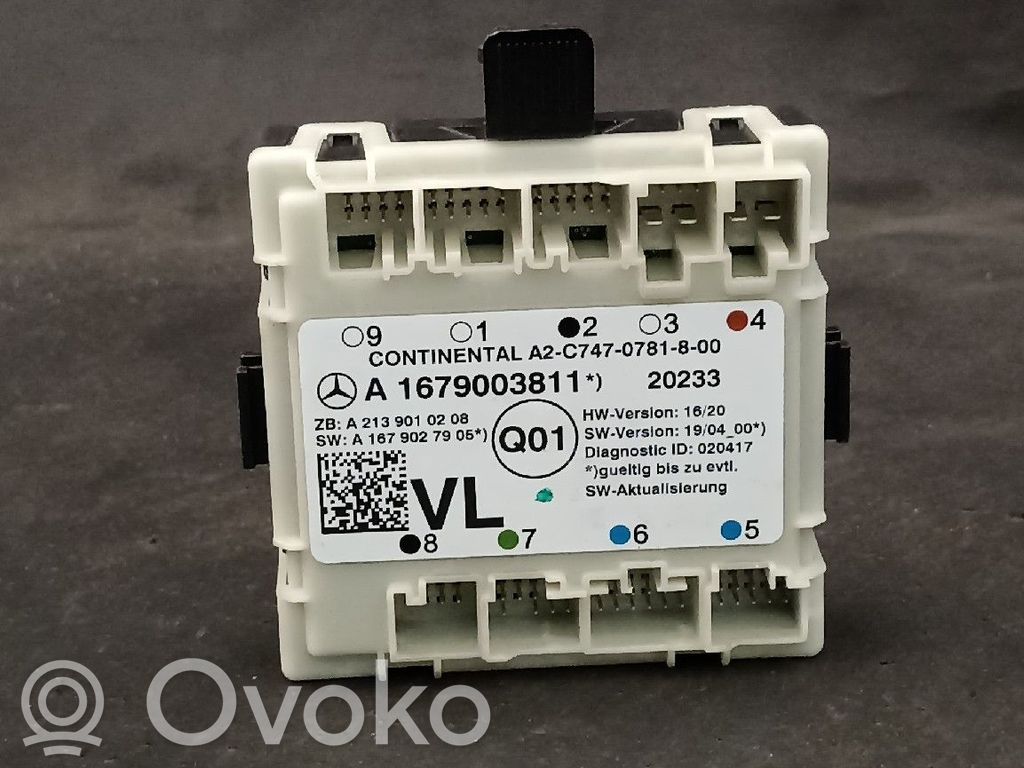 Mercedes-Benz C W205 Door control unit/module 