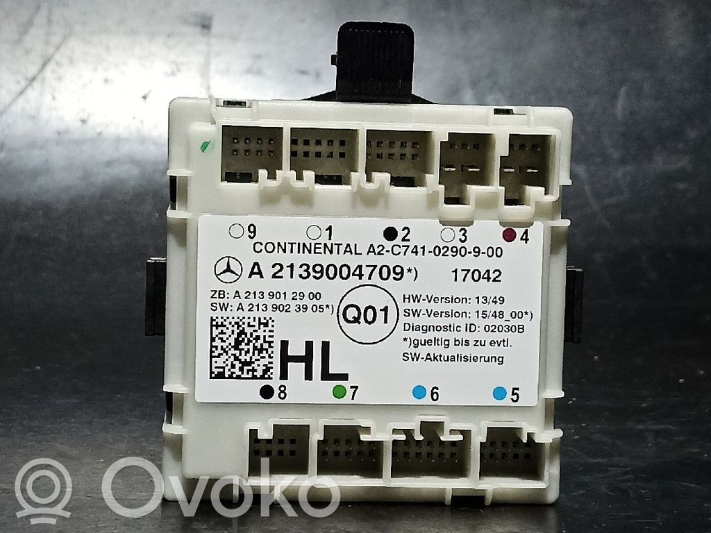 Mercedes-Benz E W213 Door control unit/module 