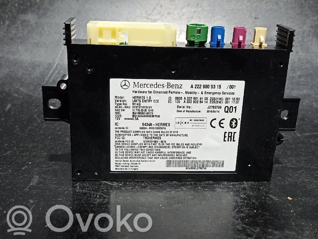 Autres unités de commande / modules   2229005315,2229005219,2229007121,A2229005219,A2229005315,A2229007121