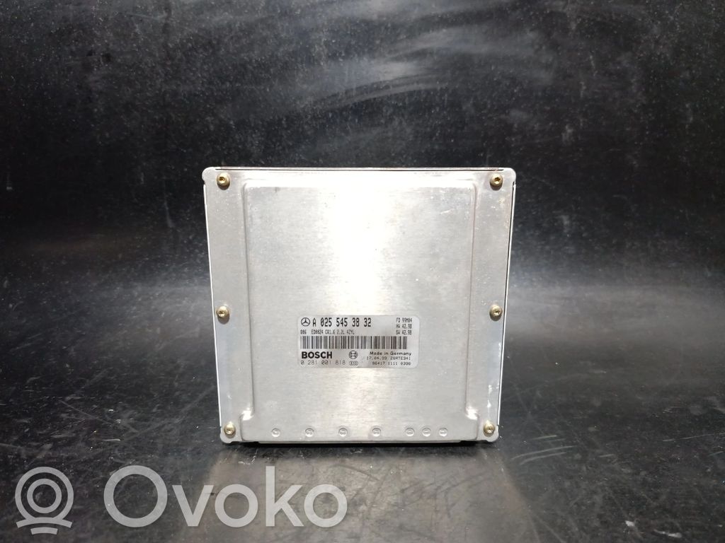 Engine control unit/module   0255453832,6111539079,A0255453832,A6111539079,CR1622LSW4298,FD99M04HW4298