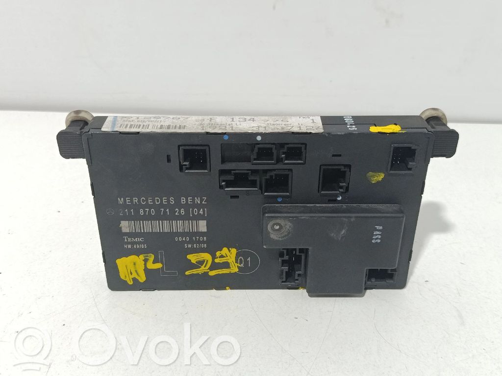 Unidad de control/módulo de la puerta   2118707126,2118201585,A2118201585,A2118707126