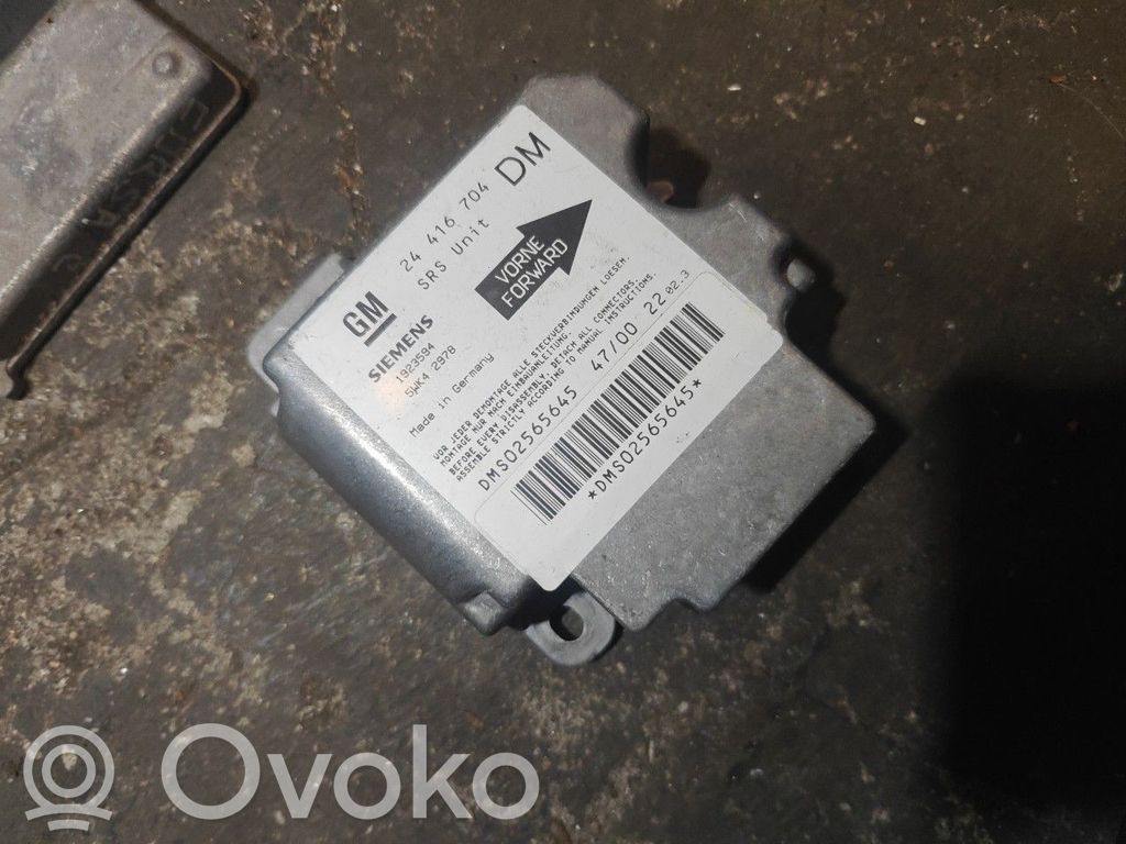 Opel Astra G Unidad de control/módulo del Airbag 