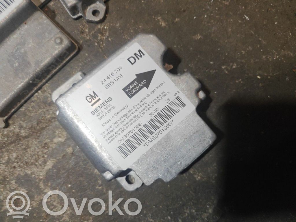 Opel Astra G Unidad de control/módulo del Airbag 
