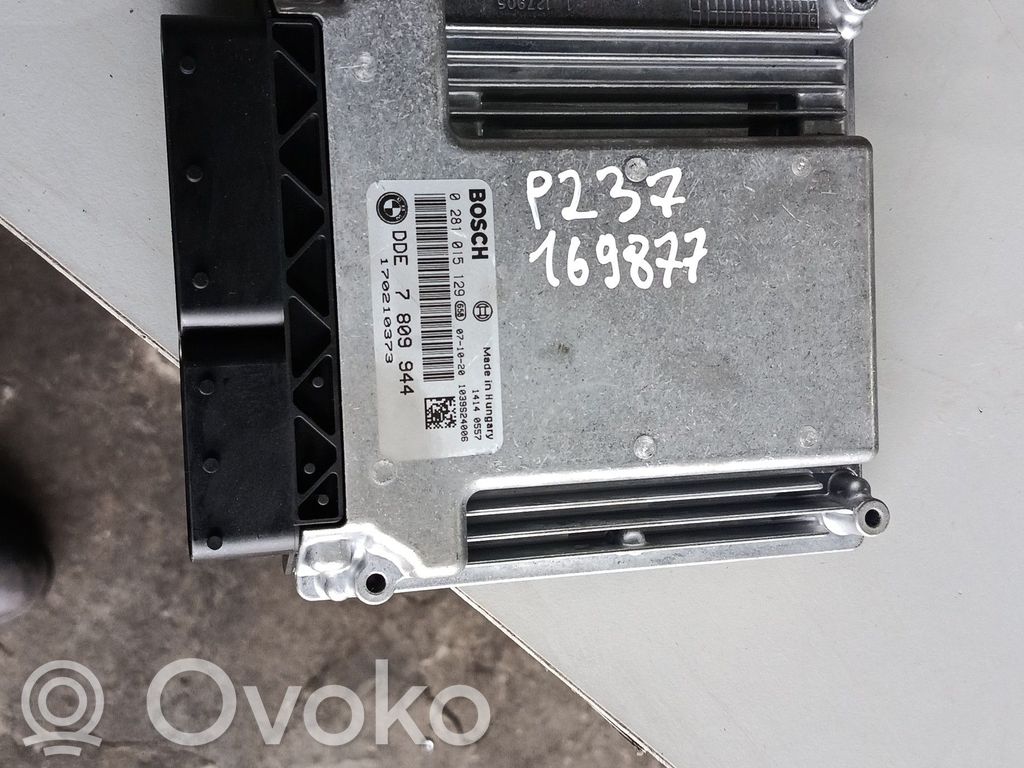 Блок управления двигателя   DDE,0281015129,7809944,BOSCH