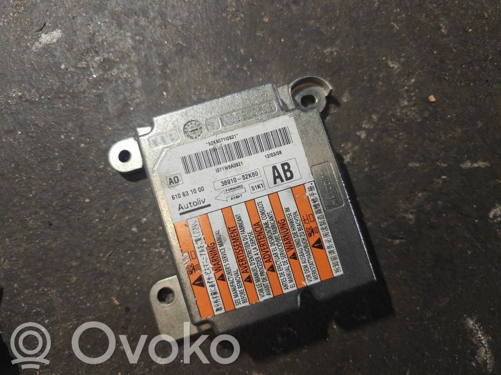 Opel Agila B Unidad de control/módulo del Airbag 