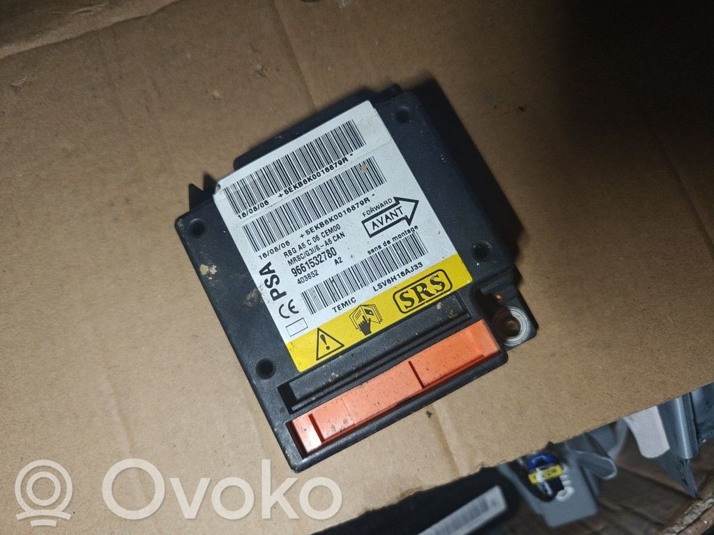 Airbagsteuergerät   9661532780,CITROENPEUGEOTP