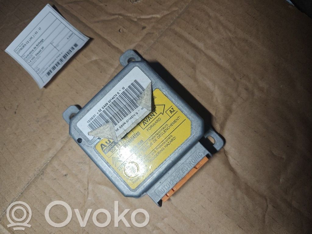 Airbag control unit/module   550897200,AUTOLIV,CITROENPEUGEOTPSAP