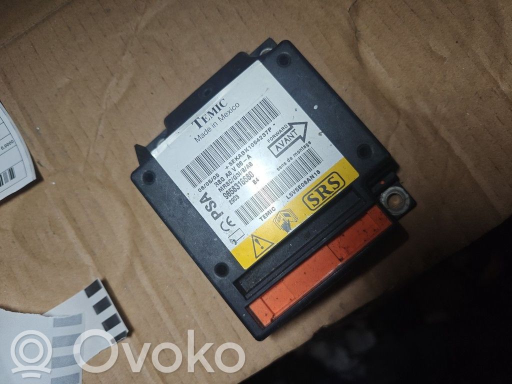 Airbag control unit/module   9658316680TEMIC,CITROENPEUGEOTPSAP,TEMIC