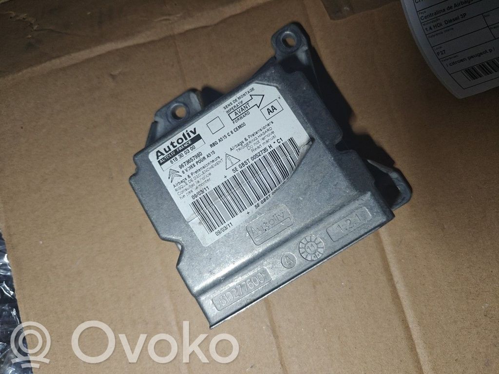 Citroen C2 Unidad de control/módulo del Airbag 