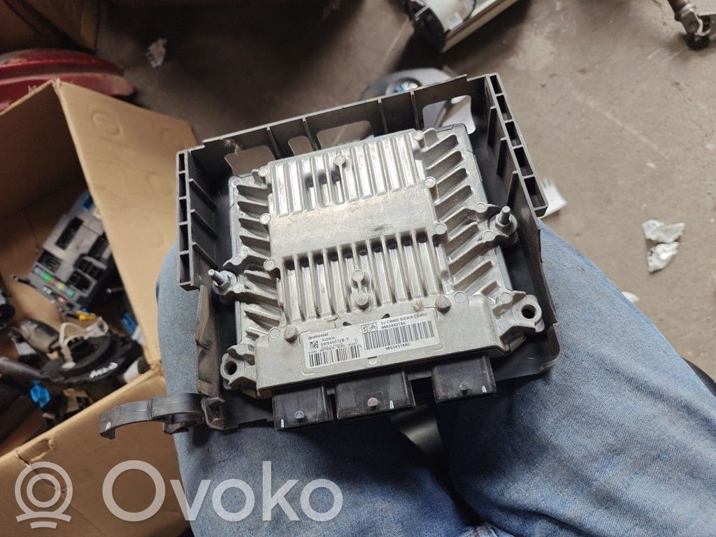 Moottorin ohjainlaite/moduuli   9663483180,5WS40572BT,SID806