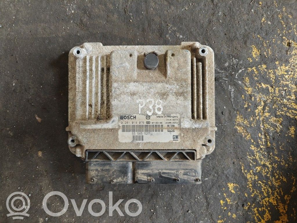 Unidad de control/módulo del motor   55565527,0281014076,BOSCH,GM