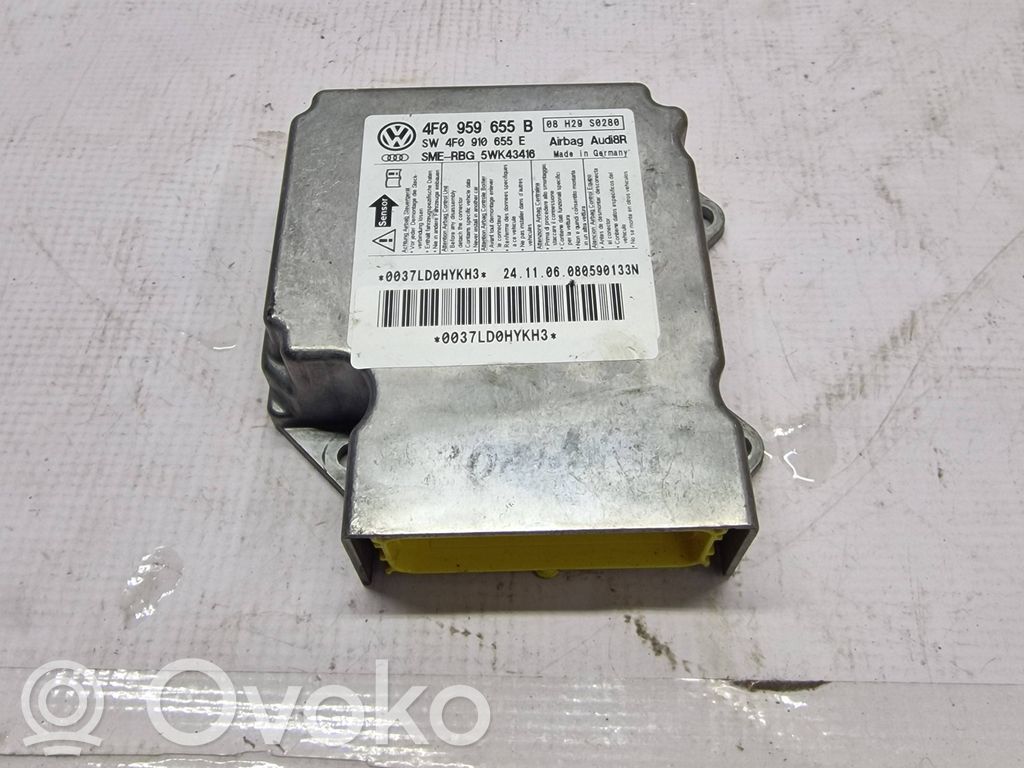 Airbag control unit/module   4F0959655B,08H29S0280,4F0910655E,0037LD0HYKH3