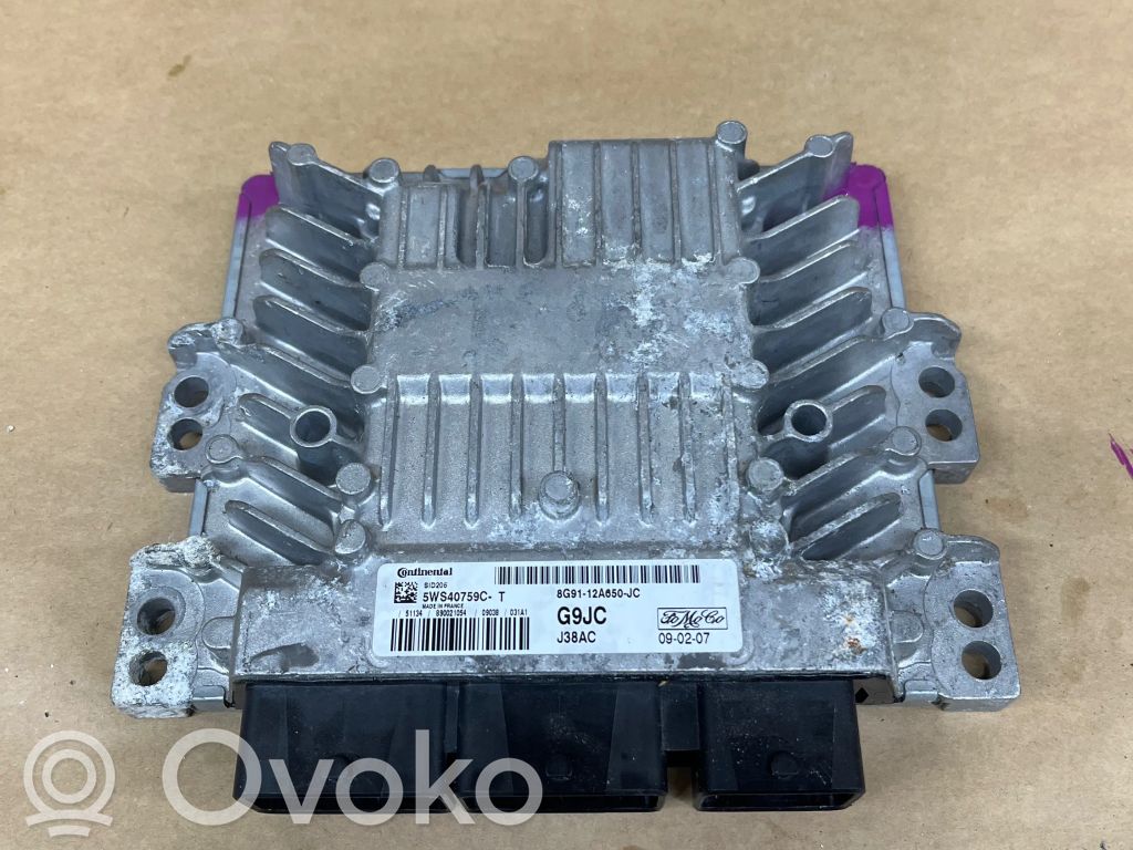 Engine control unit/module   8G9112A650JC,5WS40759CT