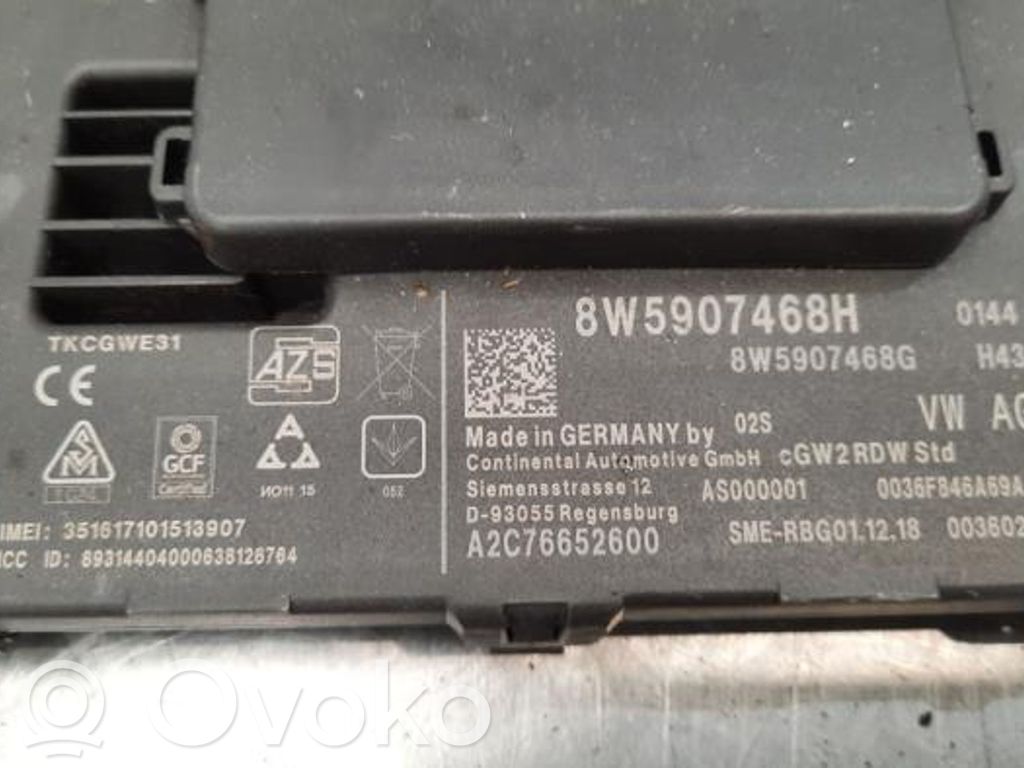 Audi A4 S4 B9 8W Unitate/modul control telefon 