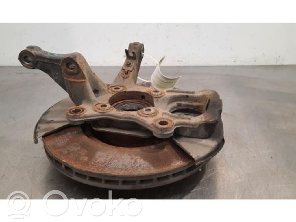 Front wheel hub spindle knuckle