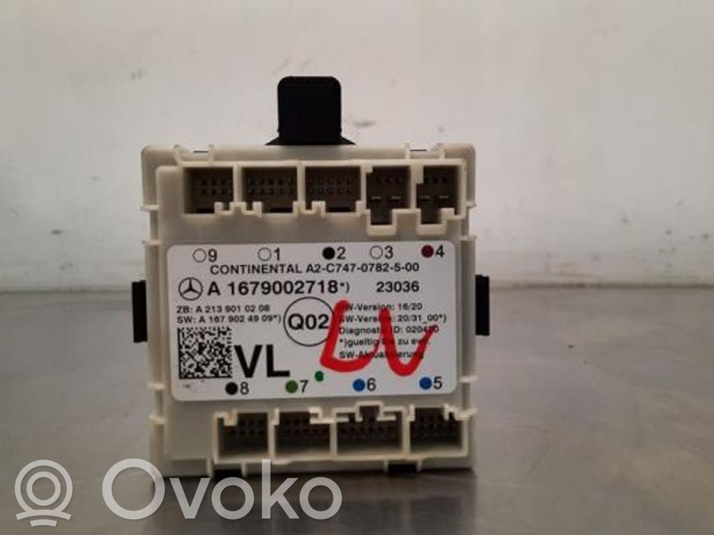 Mercedes-Benz E W213 Centralina/modulo chiusura centralizzata portiere