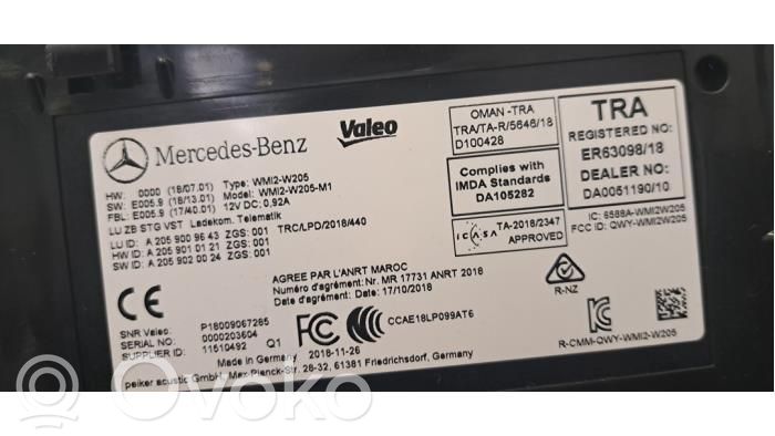 Mercedes-Benz C W205 Module confort 