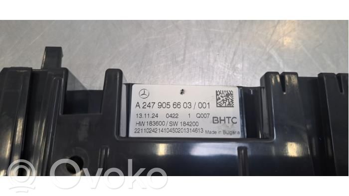 Mercedes-Benz EQA Climate control unit 