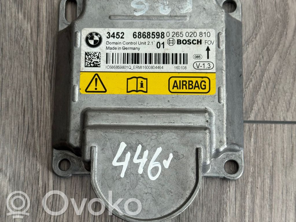 BMW 4 F32 F33 Module de contrôle airbag 