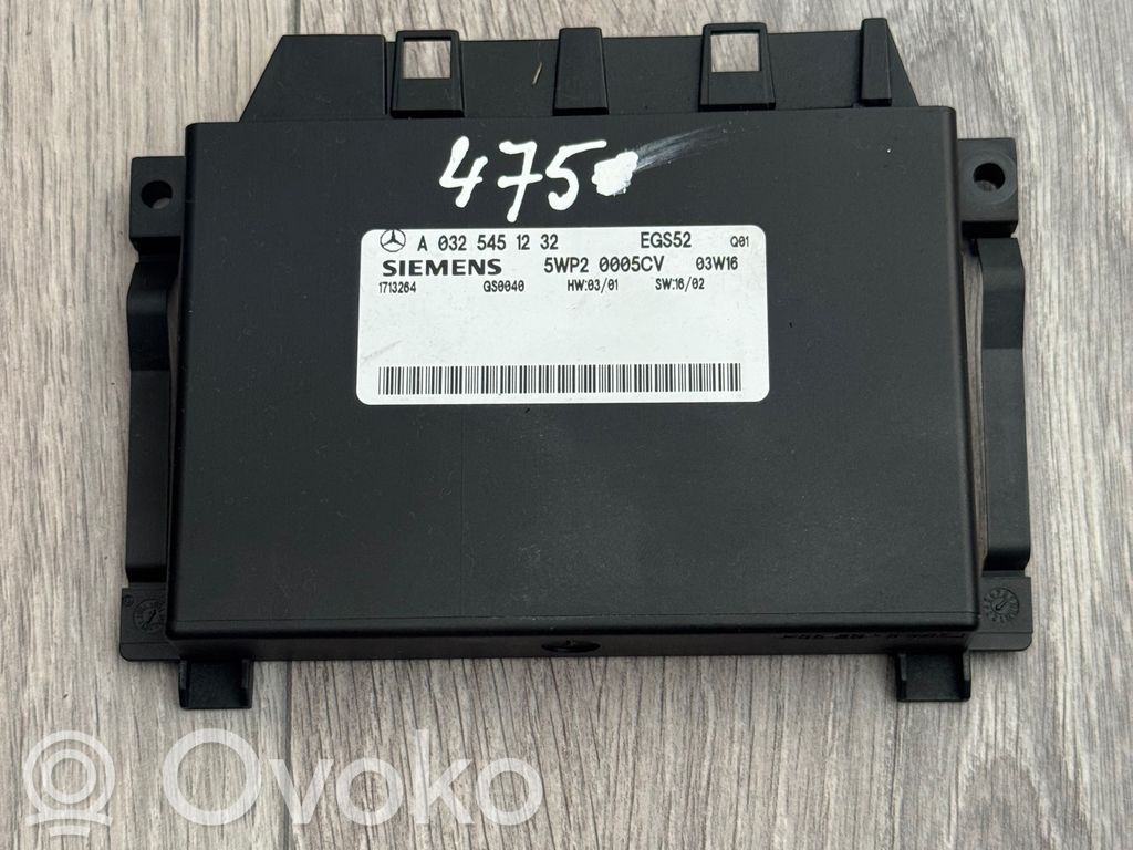 Mercedes-Benz C W203 Unidad de control/módulo de la caja de cambios 