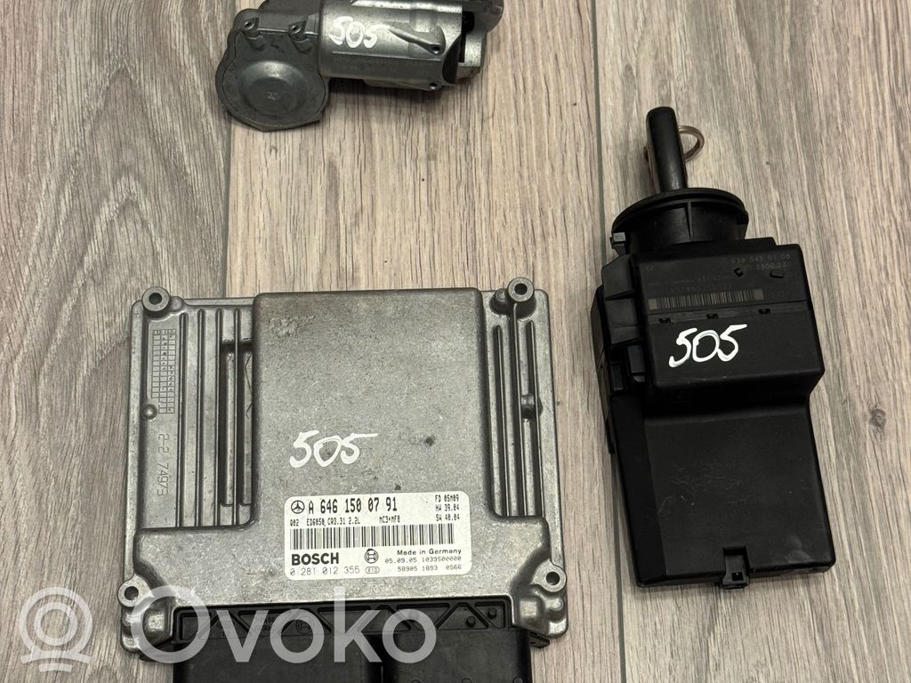 Mercedes-Benz Vito Viano W639 Komputer / Sterownik ECU i komplet kluczy 