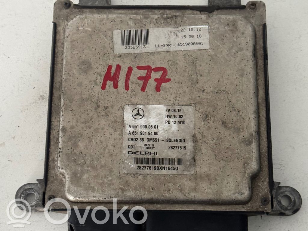 Mercedes-Benz Sprinter W906 Engine control unit/module 