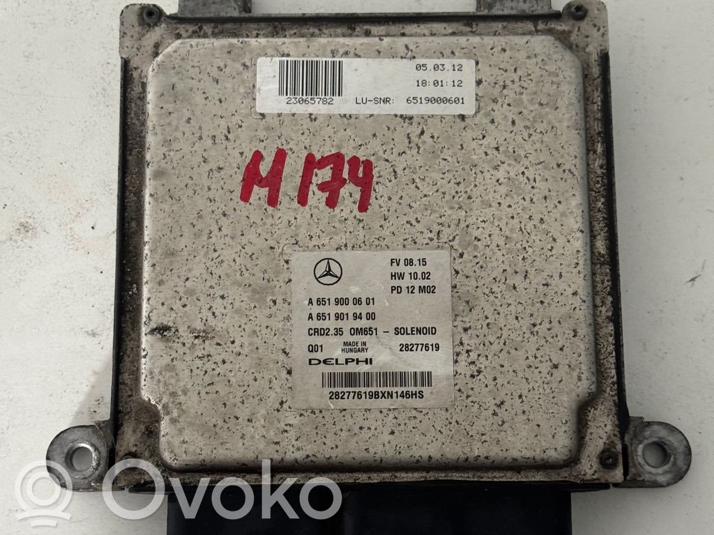 Mercedes-Benz Sprinter W906 Engine control unit/module 