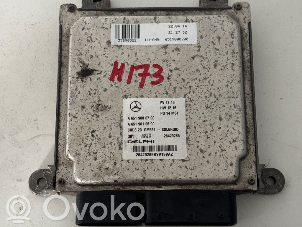 Mercedes-Benz Sprinter W906 Engine control unit/module 