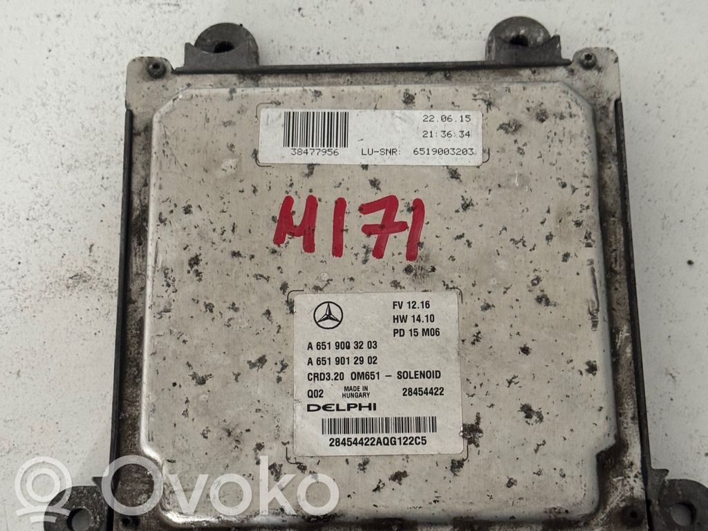 Mercedes-Benz Sprinter W906 Engine control unit/module 