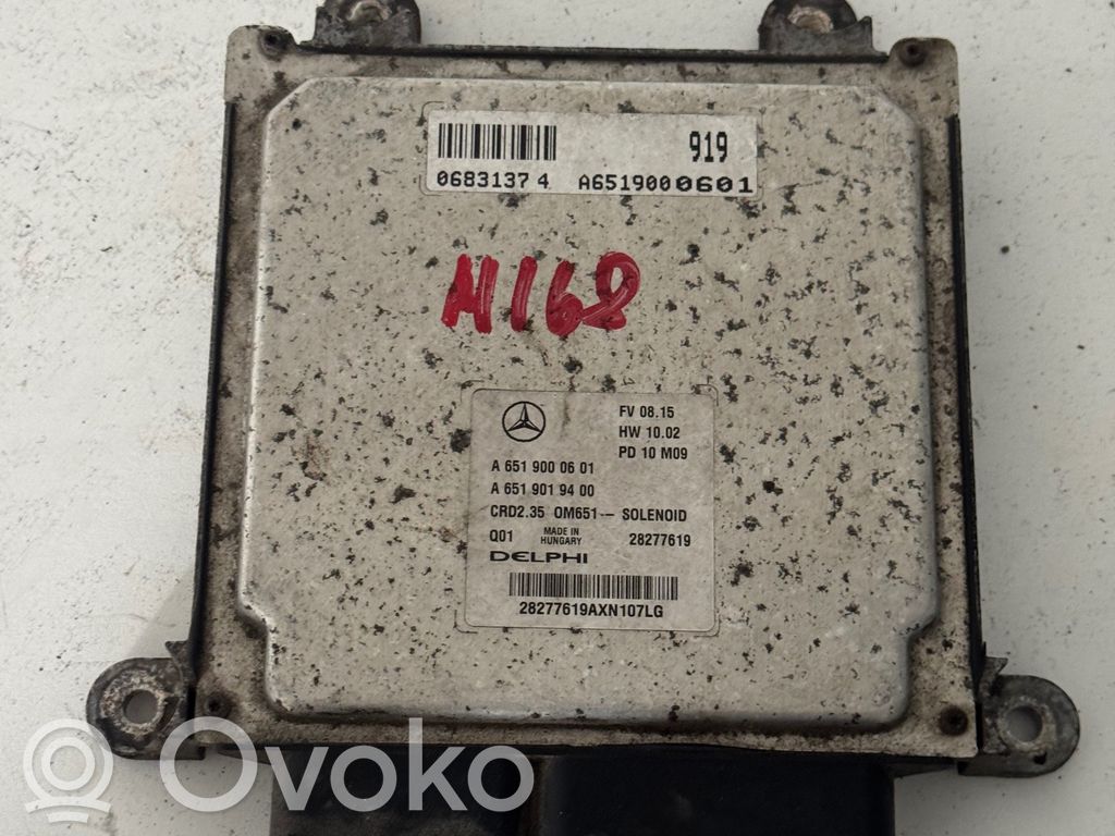 Mercedes-Benz Sprinter W906 Engine control unit/module 