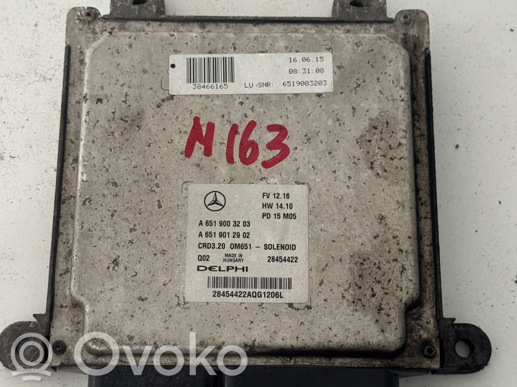 Mercedes-Benz Sprinter W906 Engine control unit/module 