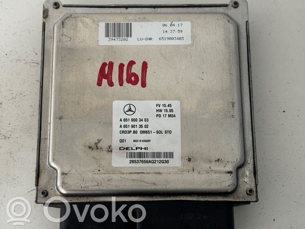 Mercedes-Benz Sprinter W906 Engine control unit/module 