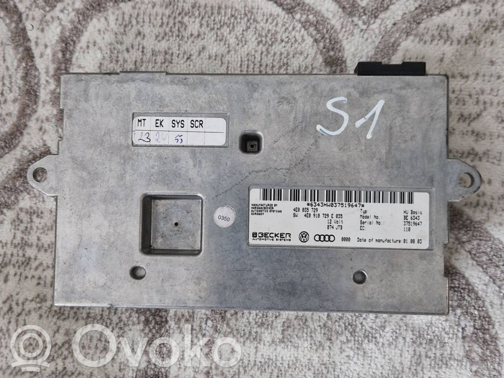 MMI control unit   4E0035729,4L0910729E