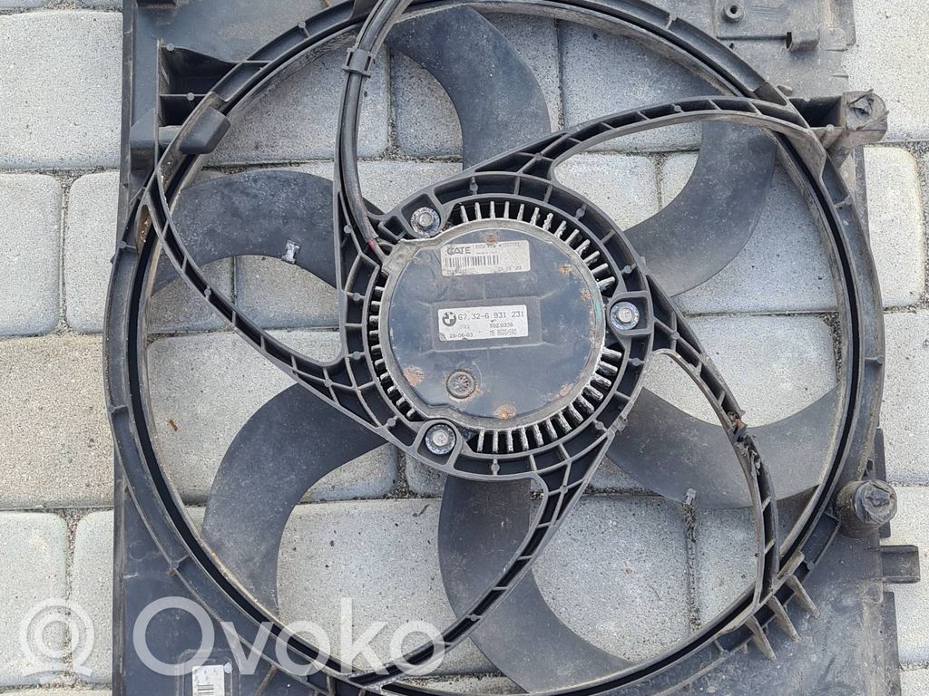 BMW 5 E60 E61 Elektrisks radiatoru ventilators 