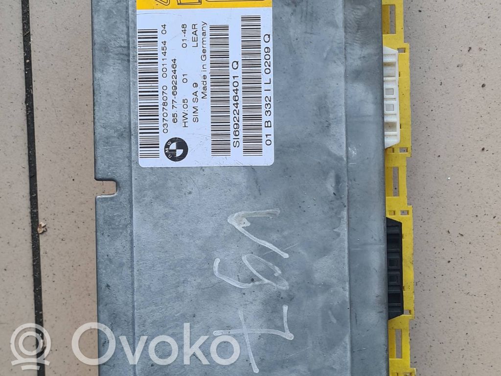 Airbag control unit/module   6922464,2246401,0011454