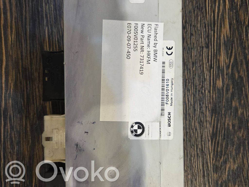 BMW X5 E70 Tailgate/trunk control unit/module 