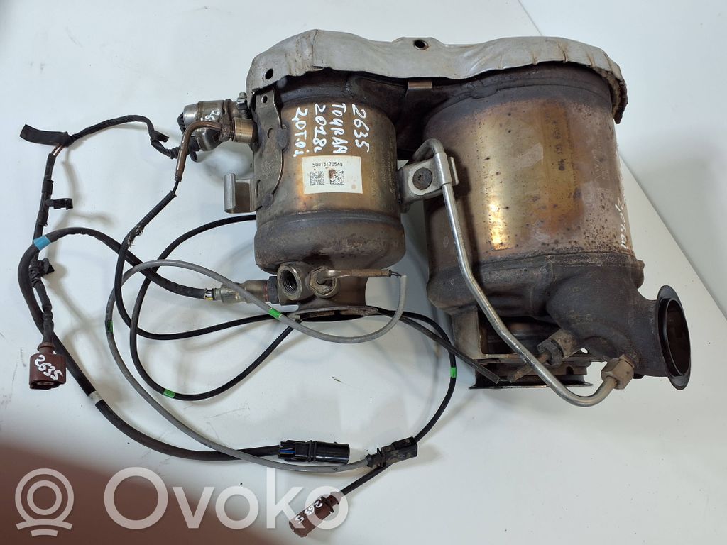 Volkswagen Touran III Filtr cząstek stałych Katalizator / FAP / DPF 