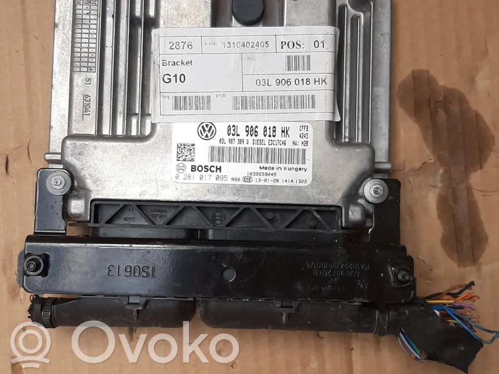 Engine control unit/module   03L906018HK,0281017095
