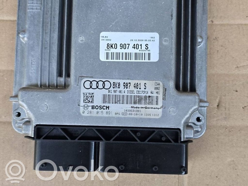 Audi A4 S4 B8 8K Engine control unit/module 