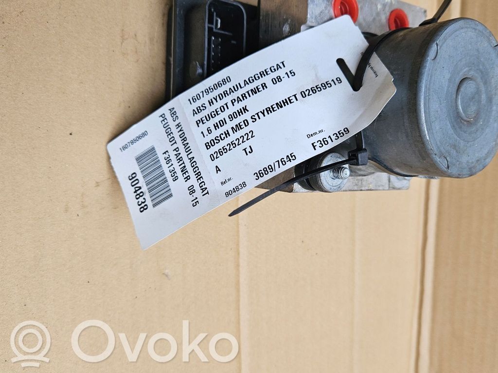 Citroen Berlingo Bomba de ABS 