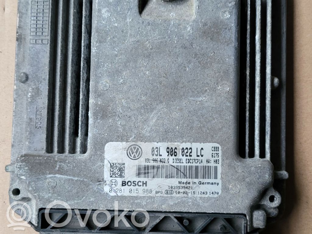 Volkswagen Golf VI Engine control unit/module 