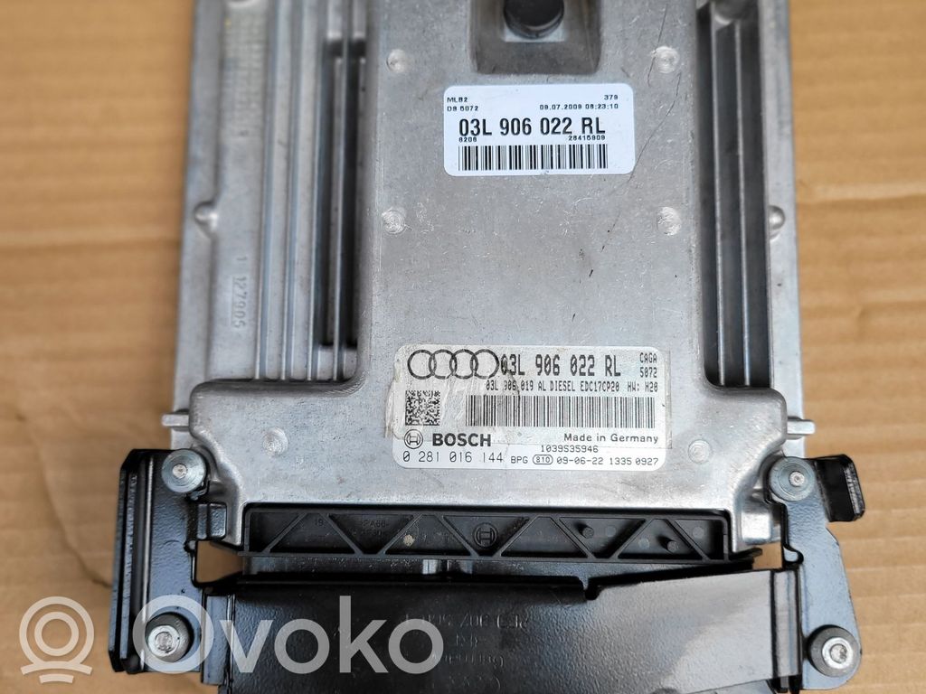 Engine control unit/module   03L906022RL,0281016144