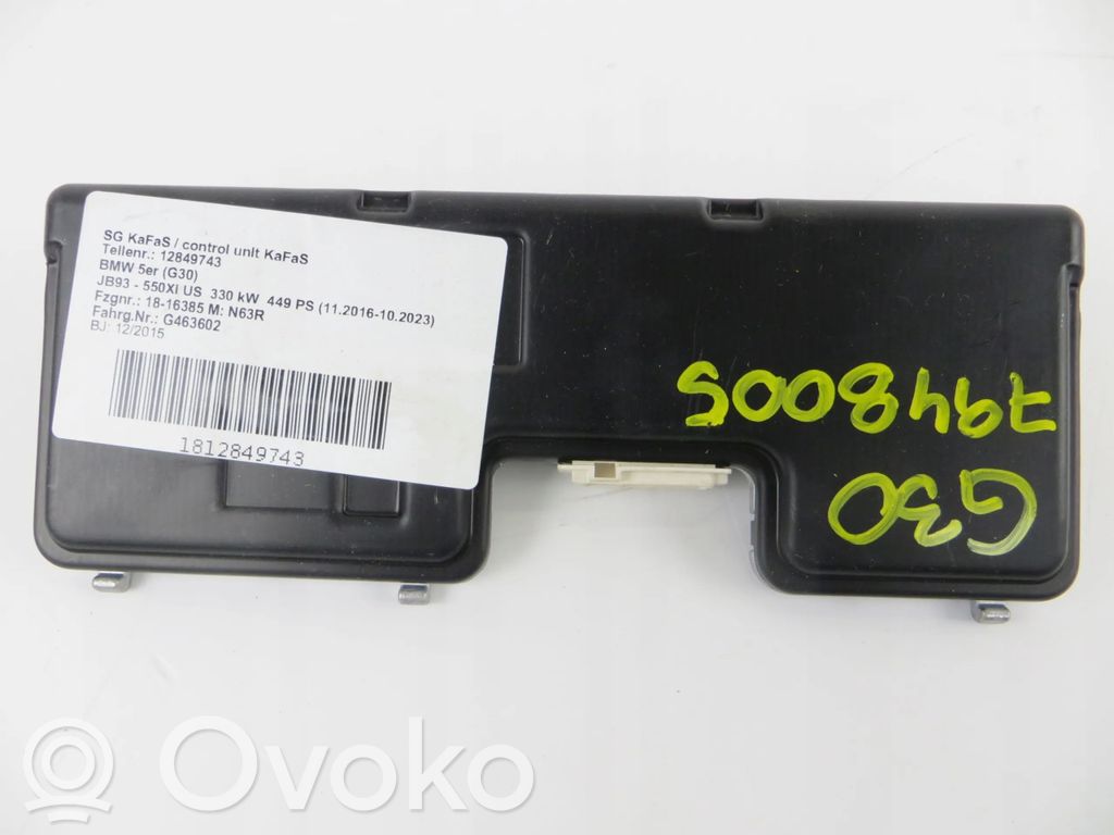 BMW 5 G30 G31 G38 Windshield/windscreen camera 