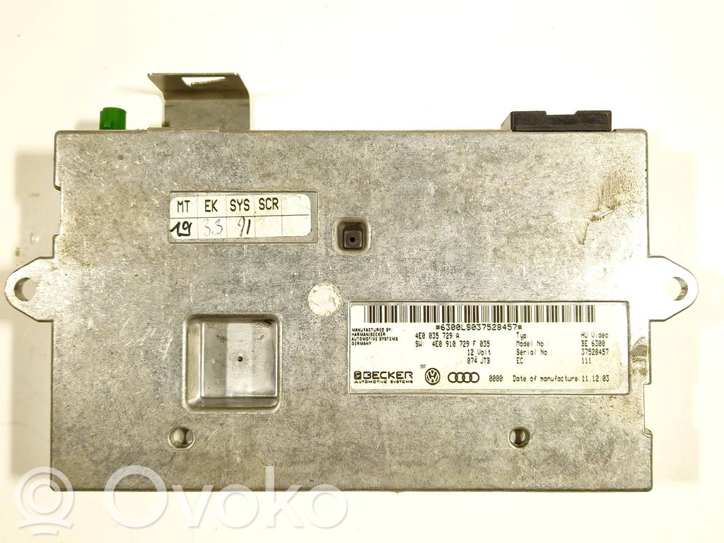 MMI vadības bloks   4E0035729A