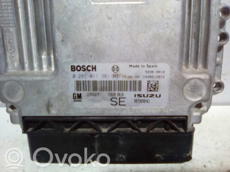 Unidad de control/módulo del motor   0281011381,12992629,720200011
