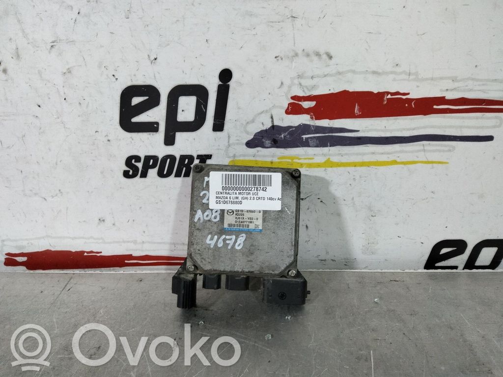 Engine control unit/module   GS1D678880D,K2225,XJ61XYE00